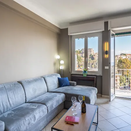 Apartmán Guesthost - Sea View Retreat - Steps From Center Sanremo